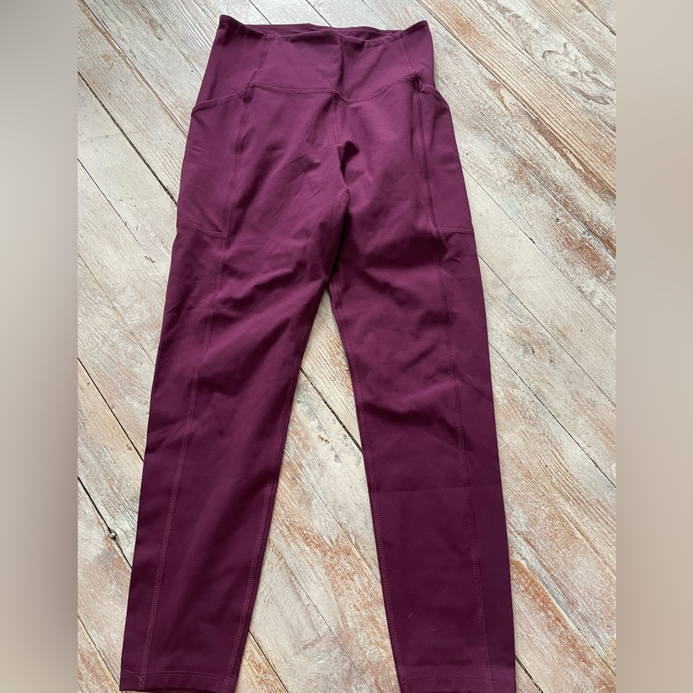 Girlfriend Collective high rise ankle length legging with pockets